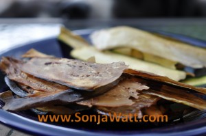 Vegan grillen, Sonja Watt, Rohkostrezepte, Rezepte, vegane Schinkenstreifen