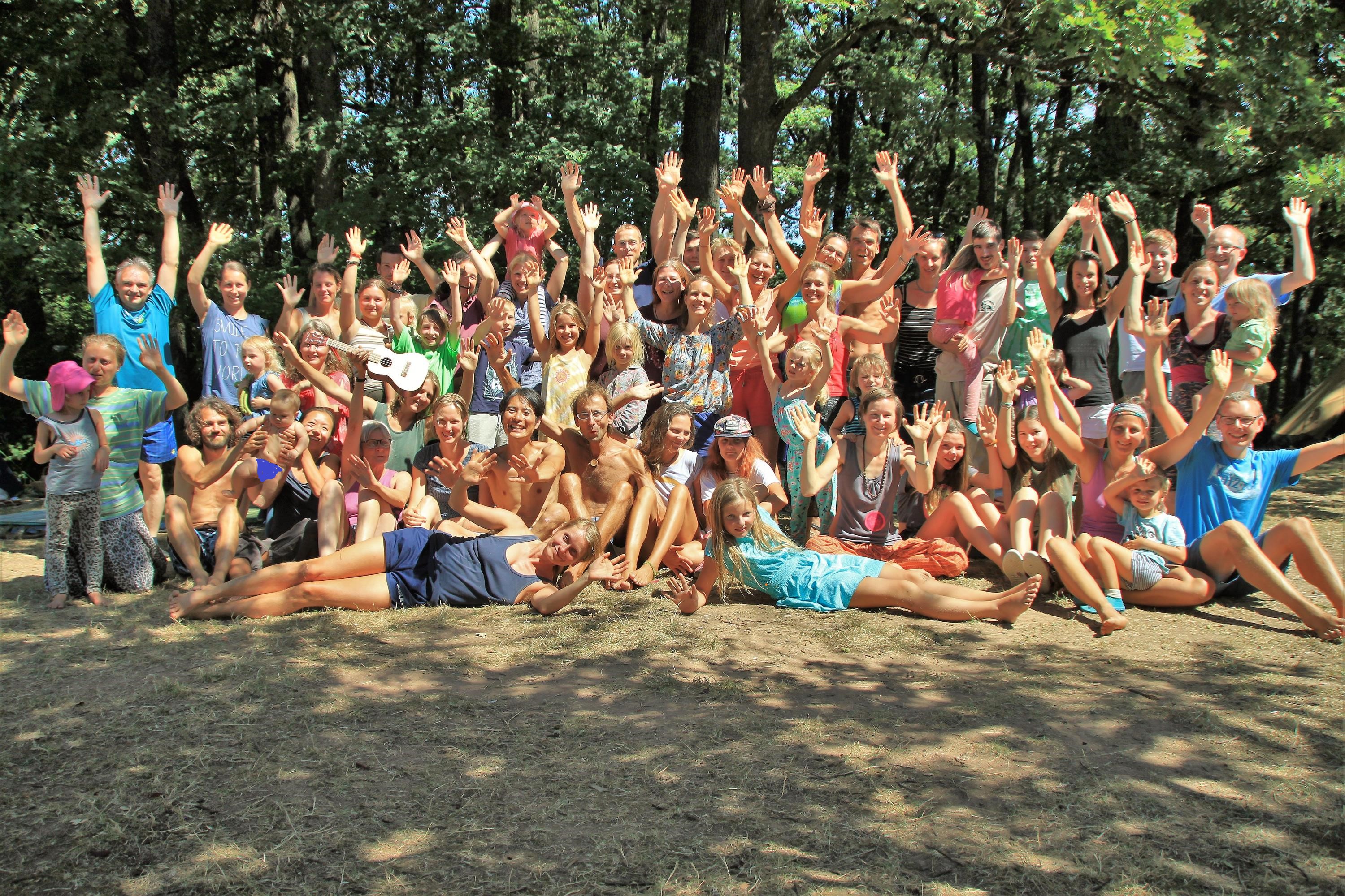 Gruppenbild Rohkostcamp